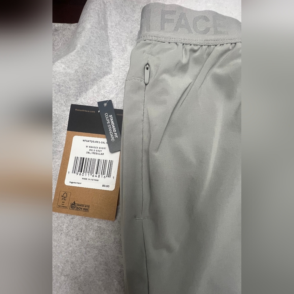 The North Face Women's Wander Shorts Meld Grey - Picture 8 of 10